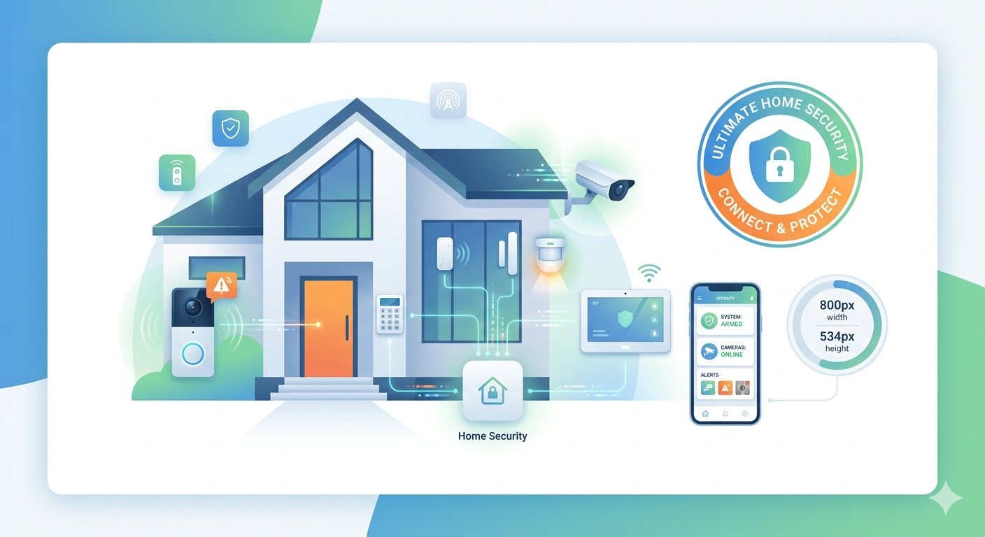 Security systems illustration